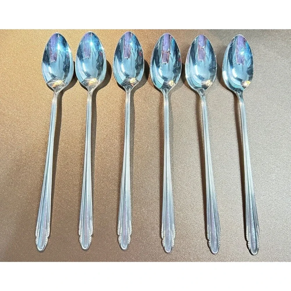 Antique/Vintage Empire Plate Benedict BES4 Silverplate Spoons 7.5